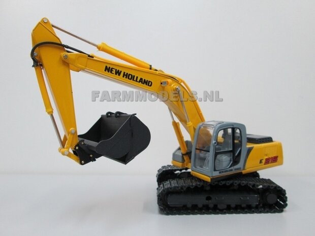 Slotenbak/ afwerkbak 70mm breed, geschikt voor snelwisselset 68000-68025 Rupskraan ROS New Holland / Hitachi / etc. 1:32         