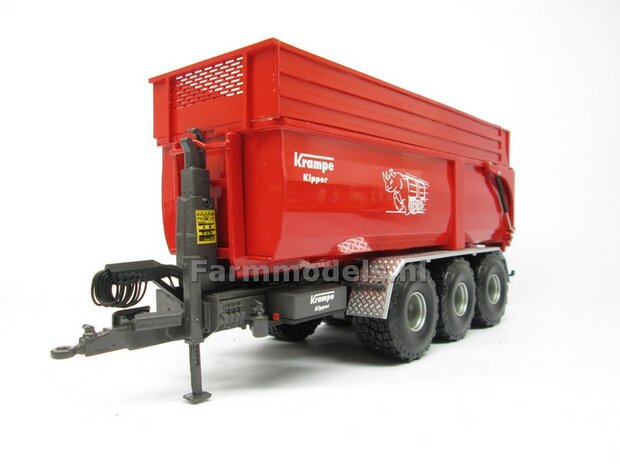 Krampe Haakarm carrier THL 30 L met afzetcontainer Big Body 750 1:32 Wiking WK77826