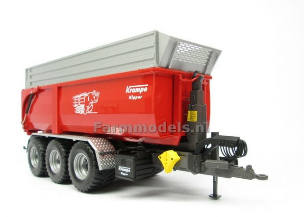 Krampe Haakarm carrier THL 30 L met afzetcontainer Big Body 750 1:32 Wiking WK77826