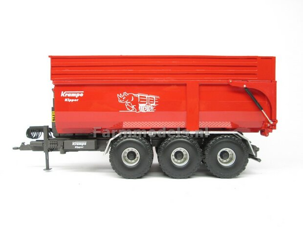 Krampe Haakarm carrier THL 30 L met afzetcontainer Big Body 750 1:32 Wiking WK77826