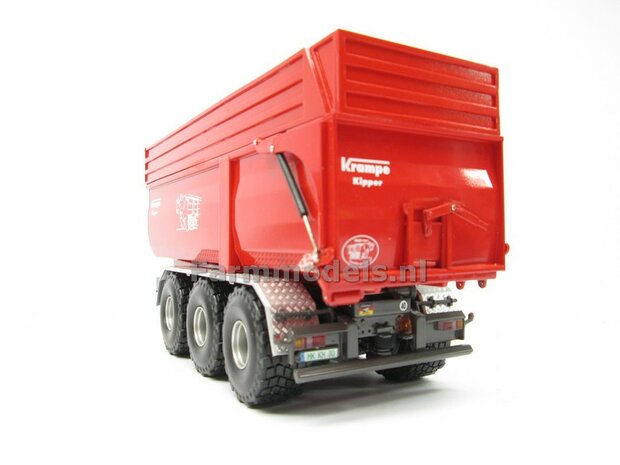 Krampe Haakarm carrier THL 30 L met afzetcontainer Big Body 750 1:32 Wiking WK77826