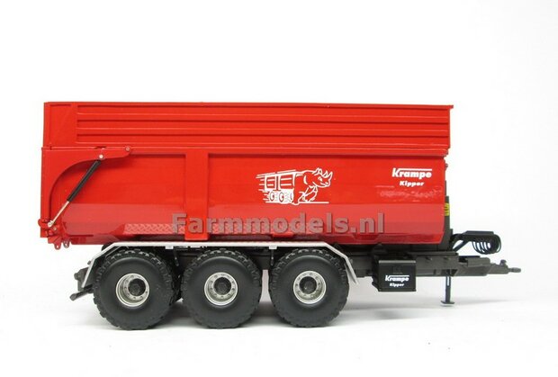 Krampe Haakarm carrier THL 30 L met afzetcontainer Big Body 750 1:32 Wiking WK77826