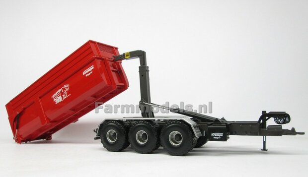 Krampe Haakarm carrier THL 30 L met afzetcontainer Big Body 750 1:32 Wiking WK77826