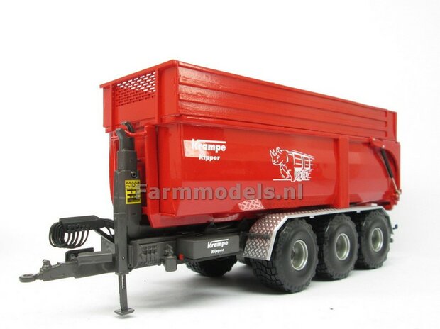 Krampe Haakarm carrier THL 30 L met afzetcontainer Big Body 750 1:32 Wiking WK77826