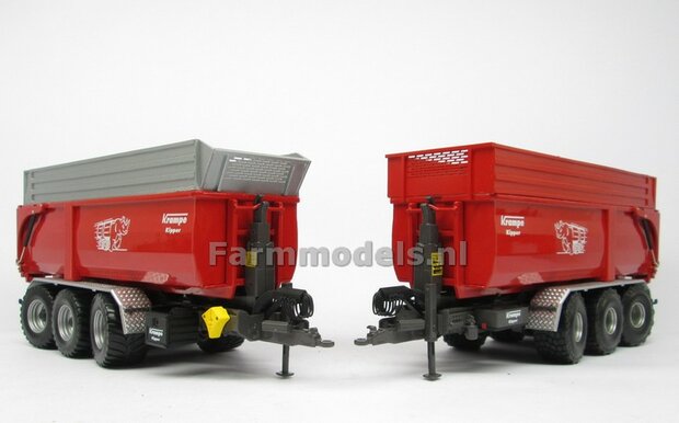 Krampe Haakarm carrier THL 30 L met afzetcontainer Big Body 750 1:32 Wiking WK77826