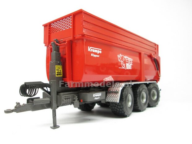 Krampe Haakarm carrier THL 30 L met afzetcontainer Big Body 750 1:32 Wiking WK77826