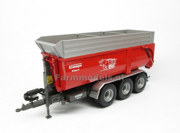 Krampe Haakarm carrier THL 30 L met afzetcontainer Big Body 750 1:32 Wiking WK77826