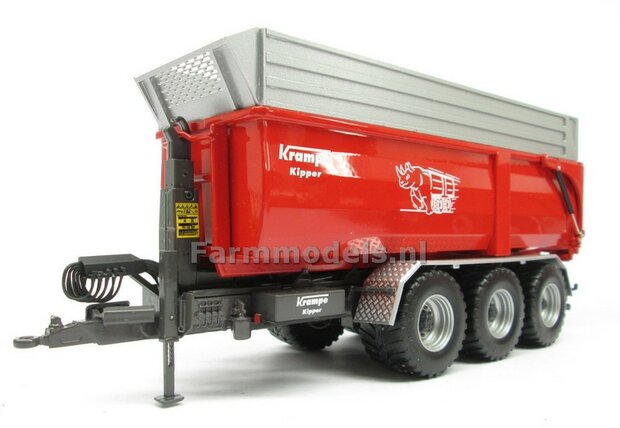 Krampe Haakarm carrier THL 30 L met afzetcontainer Big Body 750 1:32 Wiking WK77826