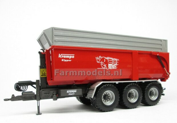 Krampe Haakarm carrier THL 30 L met afzetcontainer Big Body 750 1:32 Wiking WK77826