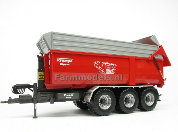 Krampe Haakarm carrier THL 30 L met afzetcontainer Big Body 750 1:32 Wiking WK77826