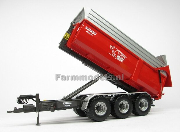 Krampe Haakarm carrier THL 30 L met afzetcontainer Big Body 750 1:32 Wiking WK77826