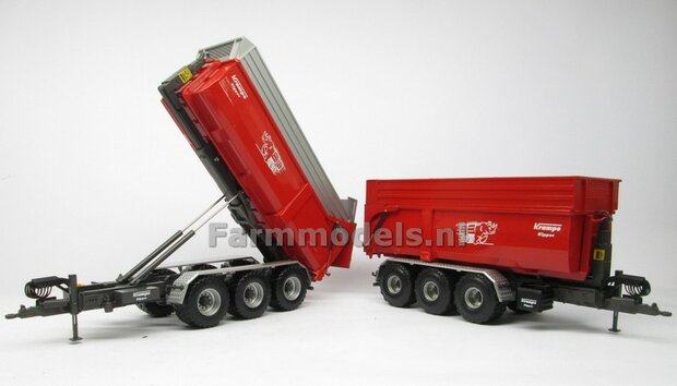 Krampe Haakarm carrier THL 30 L met afzetcontainer Big Body 750 1:32 Wiking WK77826