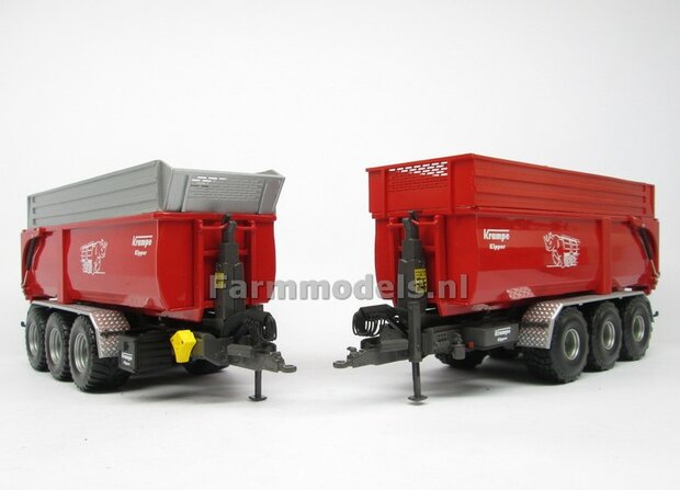 Krampe Haakarm carrier THL 30 L met afzetcontainer Big Body 750 1:32 Wiking WK77826