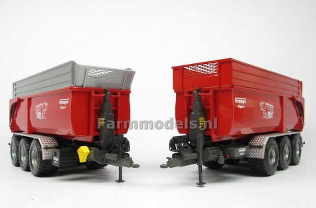 Krampe Haakarm carrier THL 30 L met afzetcontainer Big Body 750 1:32 Wiking WK77826