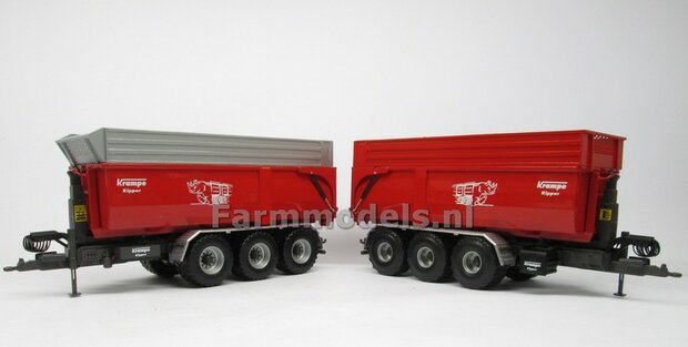 Krampe Haakarm carrier THL 30 L met afzetcontainer Big Body 750 1:32 Wiking WK77826