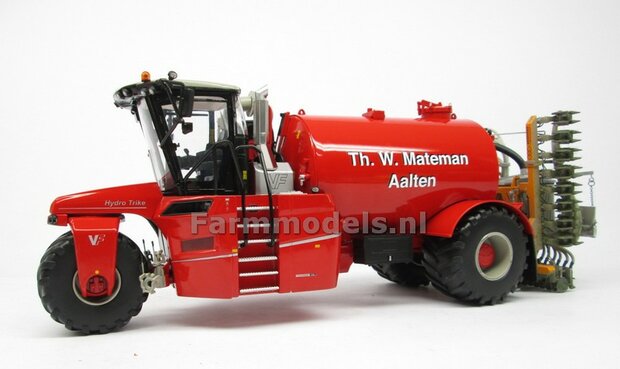 ND-VERVAET Hydro Trike, RED TANK + Th. W. Mateman LOGO 1:32 Marge Models  MM1819-Mateman-3