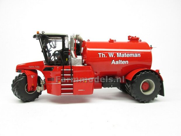 ND-VERVAET Hydro Trike, RED TANK + Th. W. Mateman LOGO 1:32 Marge Models  MM1819-Mateman-3