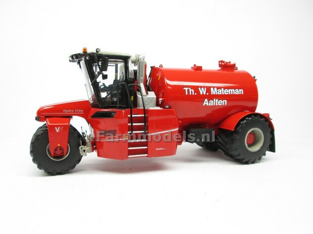 ND-VERVAET Hydro Trike, RED TANK + Th. W. Mateman LOGO 1:32 Marge Models  MM1819-Mateman-3