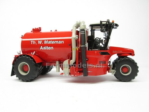 ND-VERVAET Hydro Trike, RED TANK + Th. W. Mateman LOGO 1:32 Marge Models  MM1819-Mateman-3