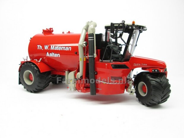 ND-VERVAET Hydro Trike, RED TANK + Th. W. Mateman LOGO 1:32 Marge Models  MM1819-Mateman-3