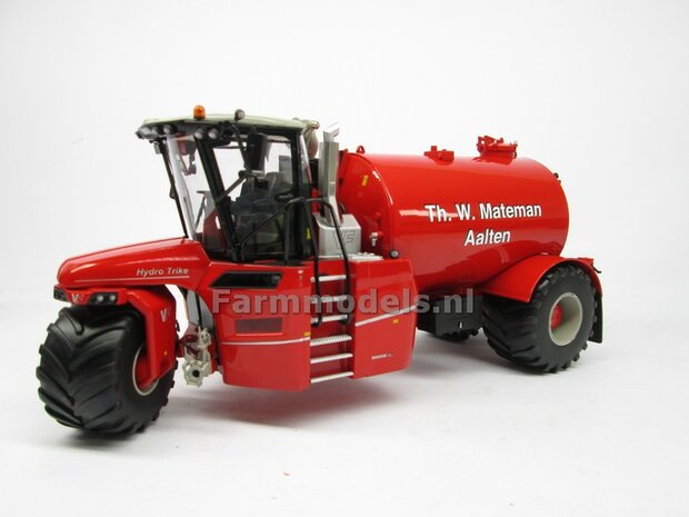 ND-VERVAET Hydro Trike, RED TANK + Th. W. Mateman LOGO 1:32 Marge Models  MM1819-Mateman-3