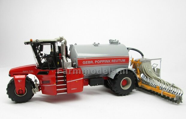 Rebuilt &amp; ND-VERVAET Hydro Trike, GRAY TANK + POPPINK LOGO 1:32 Marge Models  MM1819-Poppink-3