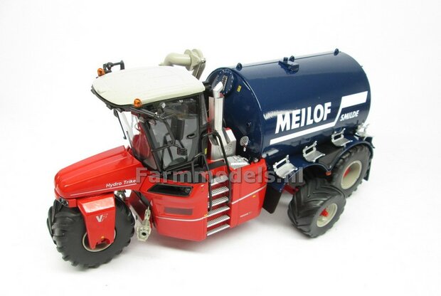 Rebuilt &amp; ND-VERVAET Hydro Trike XL, BLUE TANK + MEILOF LOGO 1:32 Marge Models  MM1819-Meilof-5