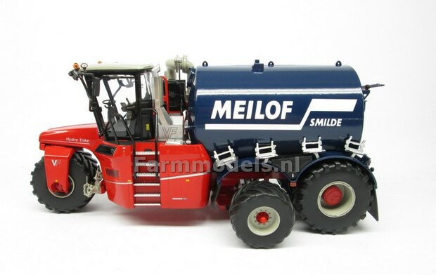 Rebuilt &amp; ND-VERVAET Hydro Trike XL, BLUE TANK + MEILOF LOGO 1:32 Marge Models  MM1819-Meilof-5