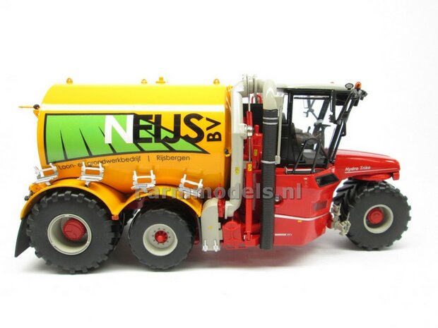 Rebuilt &amp; ND-VERVAET Hydro Trike XL, YELLOW RAL 1028 TANK + NEIJS LOGO 1:32 Marge Models  MM1819-NEIJS-5