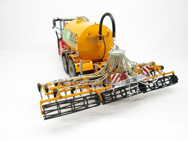 COMBISET: Rebuilt &amp; ND-VERVAET Hydro Trike XL YELLOW TANK + NEIJS LOGO + VEENHUIS BOUWLANDBEMESTER,  1:32 Marge Models  MM1819-NEIJS-5-COMBI