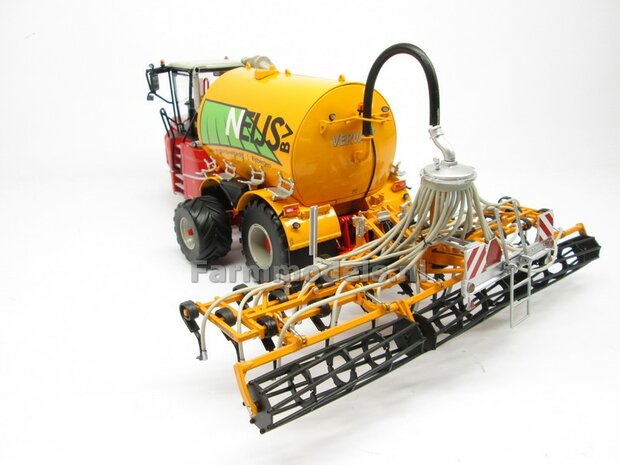 COMBISET: Rebuilt &amp; ND-VERVAET Hydro Trike XL YELLOW TANK + NEIJS LOGO + VEENHUIS BOUWLANDBEMESTER,  1:32 Marge Models  MM1819-NEIJS-5-COMBI