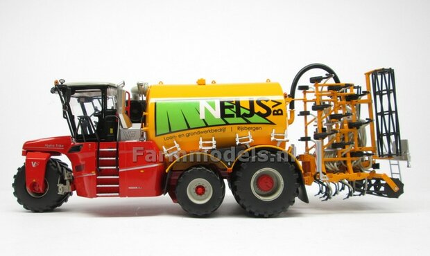 COMBISET: Rebuilt &amp; ND-VERVAET Hydro Trike XL YELLOW TANK + NEIJS LOGO + VEENHUIS BOUWLANDBEMESTER,  1:32 Marge Models  MM1819-NEIJS-5-COMBI