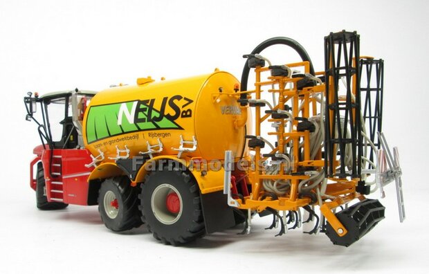 COMBISET: Rebuilt &amp; ND-VERVAET Hydro Trike XL YELLOW TANK + NEIJS LOGO + VEENHUIS BOUWLANDBEMESTER,  1:32 Marge Models  MM1819-NEIJS-5-COMBI