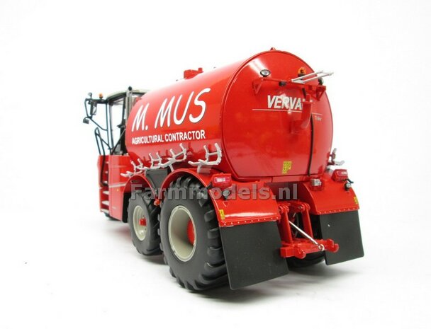 ND-VERVAET Hydro Trike XL, RED TANK + M. MUS LOGO 1:32 Marge Models  MM1819-MUS-5