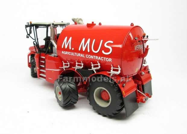 ND-VERVAET Hydro Trike XL, RED TANK + M. MUS LOGO 1:32 Marge Models  MM1819-MUS-5