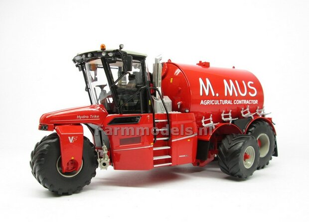 ND-VERVAET Hydro Trike XL, RED TANK + M. MUS LOGO 1:32 Marge Models  MM1819-MUS-5