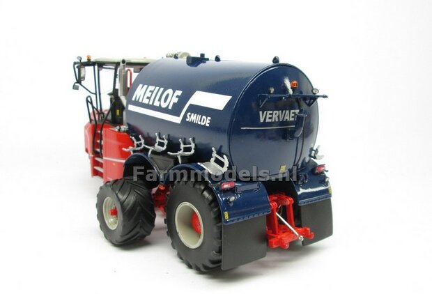 Rebuilt &amp; ND-VERVAET Hydro Trike XL, BLUE TANK + MEILOF LOGO 1:32 Marge Models  MM1819-Meilof-5