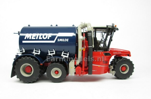 Rebuilt &amp; ND-VERVAET Hydro Trike XL, BLUE TANK + MEILOF LOGO 1:32 Marge Models  MM1819-Meilof-5