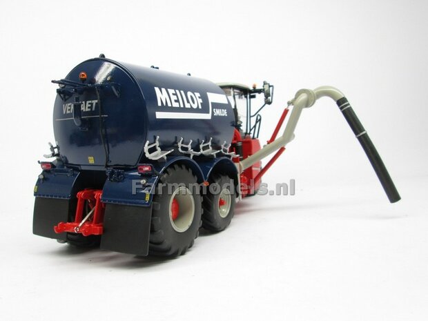 Rebuilt &amp; ND-VERVAET Hydro Trike XL, BLUE TANK + MEILOF LOGO 1:32 Marge Models  MM1819-Meilof-5