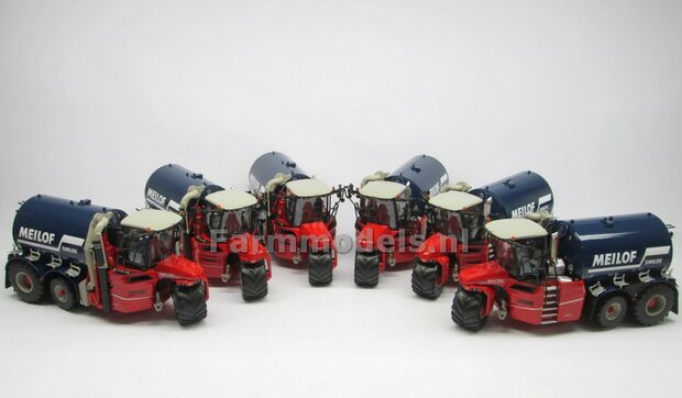 Rebuilt &amp; ND-VERVAET Hydro Trike XL, BLUE TANK + MEILOF LOGO 1:32 Marge Models  MM1819-Meilof-5