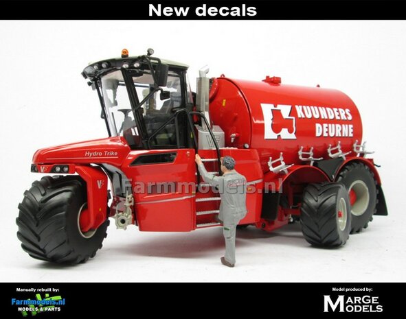 ND-VERVAET Hydro Trike XL, RED TANK + KUUNDERS DEURNE LOGO 1:32 Marge Models  MM1819-KUUNDERS-5