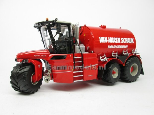 ND-VERVAET Hydro Trike XL, RED TANK + VAN HAREN Logo&#039;s 1:32 Marge Models  MM1819-VANHAREN-5