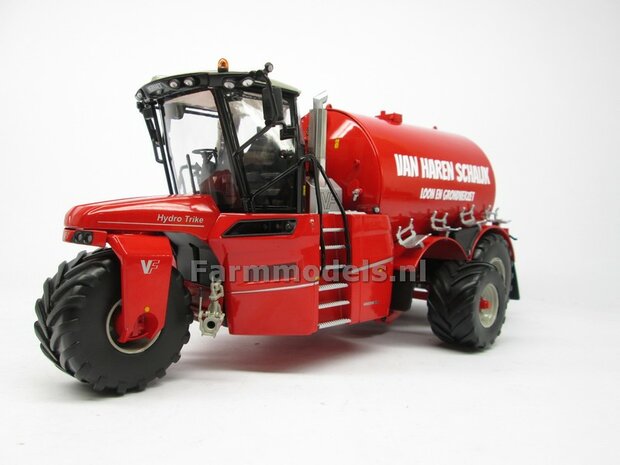 ND-VERVAET Hydro Trike XL, RED TANK + VAN HAREN Logo&#039;s 1:32 Marge Models  MM1819-VANHAREN-5