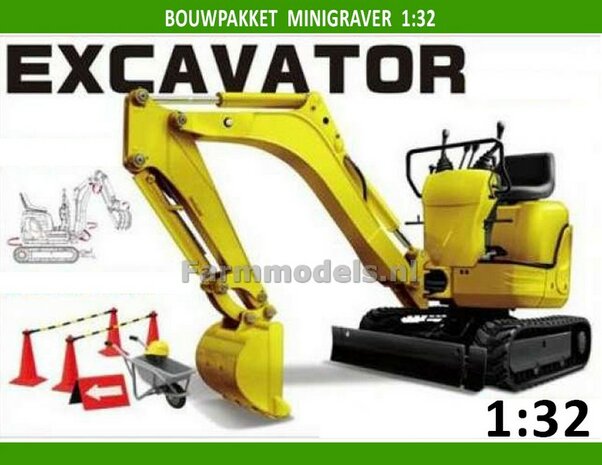 MINIGRAVER BOUWKIT 1:32 fuji116068   