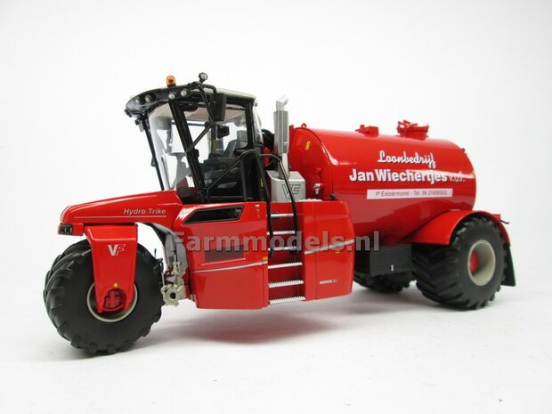 COMBISET: ND-VERVAET Hydro Trike + VEENHUIS Bouwlandbemester (Verkruimelrollen) RED TANK + Wiechertjes LOGO 1:32 Marge Models  MM1819-Wiechertjes-3-COMBI