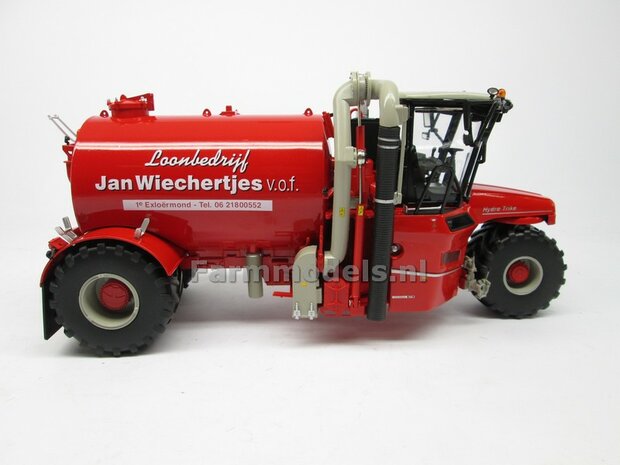 COMBISET: ND-VERVAET Hydro Trike + VEENHUIS Bouwlandbemester (Verkruimelrollen) RED TANK + Wiechertjes LOGO 1:32 Marge Models  MM1819-Wiechertjes-3-COMBI