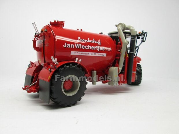 COMBISET: ND-VERVAET Hydro Trike + VEENHUIS Bouwlandbemester (Verkruimelrollen) RED TANK + Wiechertjes LOGO 1:32 Marge Models  MM1819-Wiechertjes-3-COMBI