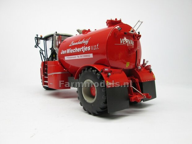 COMBISET: ND-VERVAET Hydro Trike + VEENHUIS Bouwlandbemester (Verkruimelrollen) RED TANK + Wiechertjes LOGO 1:32 Marge Models  MM1819-Wiechertjes-3-COMBI