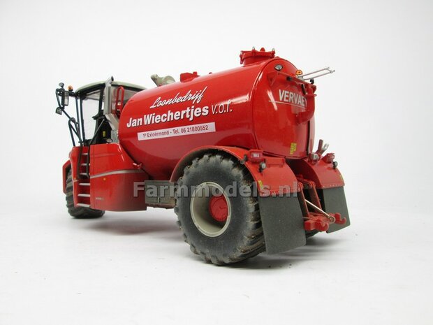 COMBISET: Dirty &amp; ND-VERVAET Hydro Trike STOF- &amp; MESTLOOK + VEENHUIS Bouwlandbemester (Verkruimelrollen) RED TANK + Wiechertjes LOGO 1:32   MM1819-Wiechertjes-3-COMBI-D