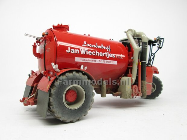 COMBISET: Dirty &amp; ND-VERVAET Hydro Trike STOF- &amp; MESTLOOK + VEENHUIS Bouwlandbemester (Verkruimelrollen) RED TANK + Wiechertjes LOGO 1:32   MM1819-Wiechertjes-3-COMBI-D